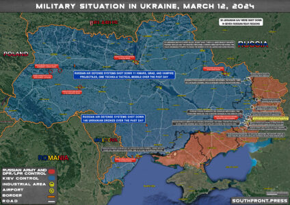 Military Situation On Ukrainian Frontlines On March 12, 2024 (Map Update)