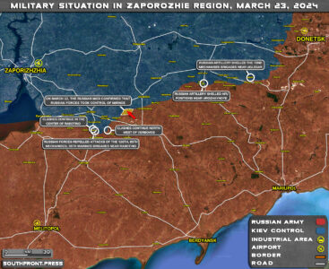 Military Situation On Ukrainian Frontlines On March 23, 2024 (Map Update)