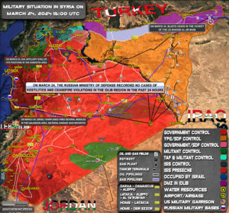 Military Situation In Syria On March 24, 2024 (Map Update)