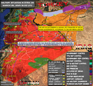 Military Situation In Syria On March 25, 2024 (Map Update)