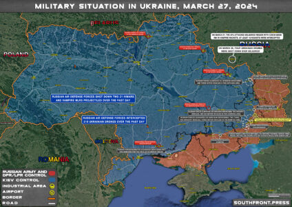 Military Situation On Ukrainian Frontlines On March 27, 2024 (Map Update)