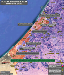 Military Situation In Gaza Strip On March 2, 2024 (Map Update)