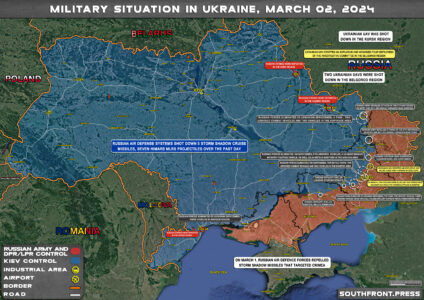 Military Situation On Ukrainian Frontlines On March 2, 2024 (Map Update)