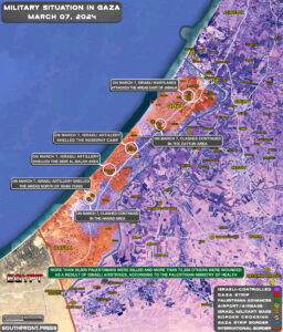 Military Situation In Gaza Strip On March 7, 2024 (Map Update)