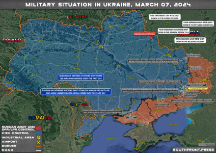 Military Situation On Ukrainian Frontlines On March 7, 2024 (Map Update)