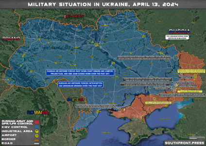 Military Situation In Ukraine On April 13, 2024 (Map Update)