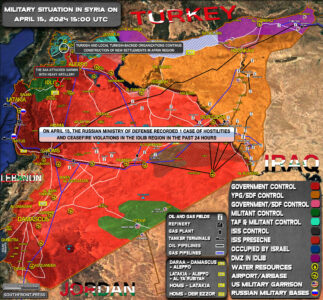 Military Situation In Syria On April 15, 2024 (Map Update)