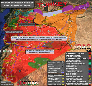 Military Situation In Syria On April 18, 2024 (Map Update)