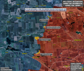 Ukrainian Defense West Of Avdeevka Close To Collapse