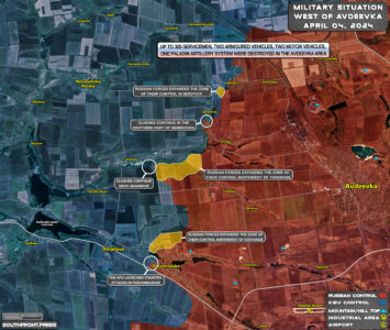 Military Situation On Ukrainian Frontlines On April 4, 2024 (Map Update)