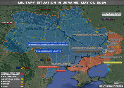 Military Situation On Ukrainian Frontlines On May 1, 2024 (Map Update)