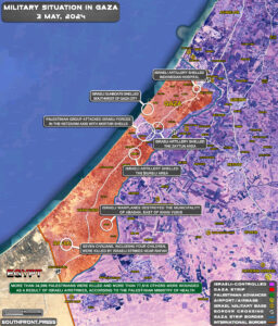Military Situation In Gaza Strip On May 3, 2024 (Map Update)