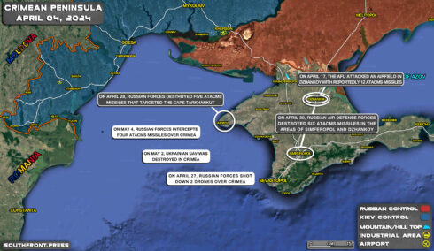 Recent Ukrainian Attacks In Crimea (Map Update On May 4, 2024)