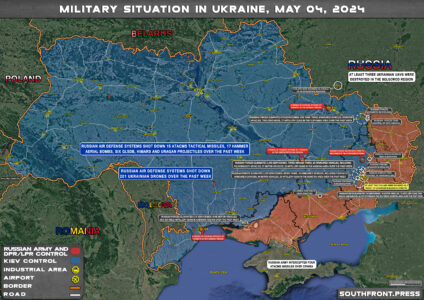 Military Situation On Ukrainian Frontlines On May 4, 2024 (Map Update)