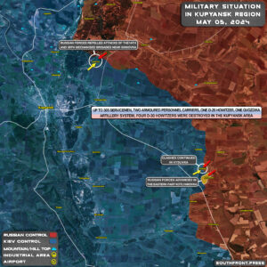 Russian Army Advanced On Donbass Frontlines (Map Update On May 5, 2024)